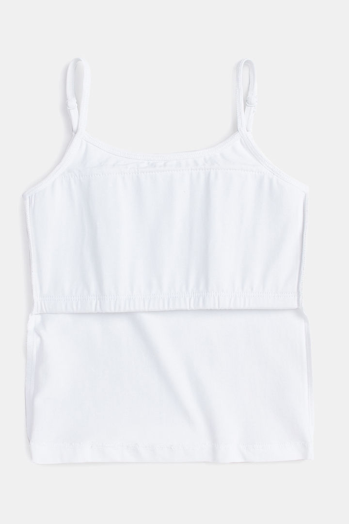 YouGotPlanB Girls Cotton Padded Camisole (Pack of 2) - Multicolor — image 6